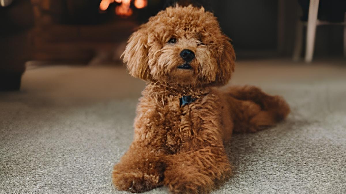 um cão da raça poodle