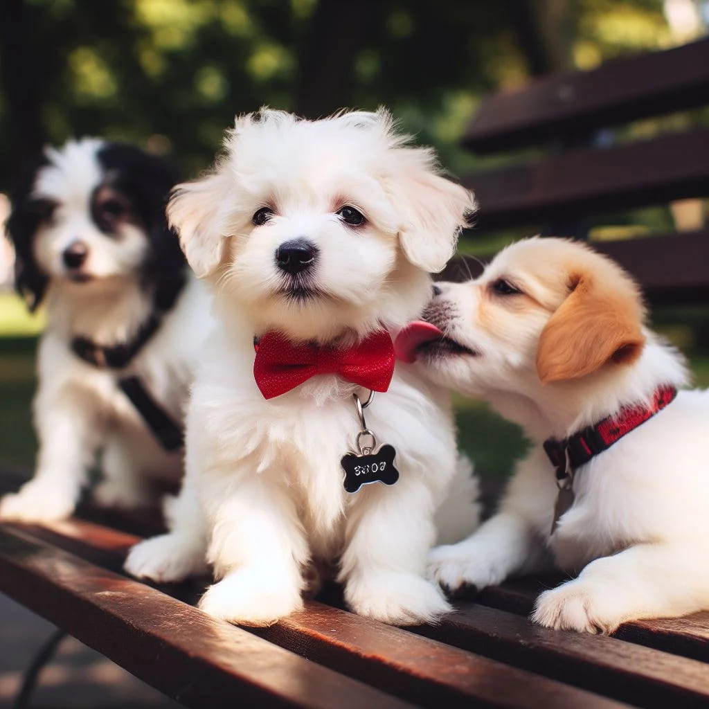 Socialização de cachorros filhotes