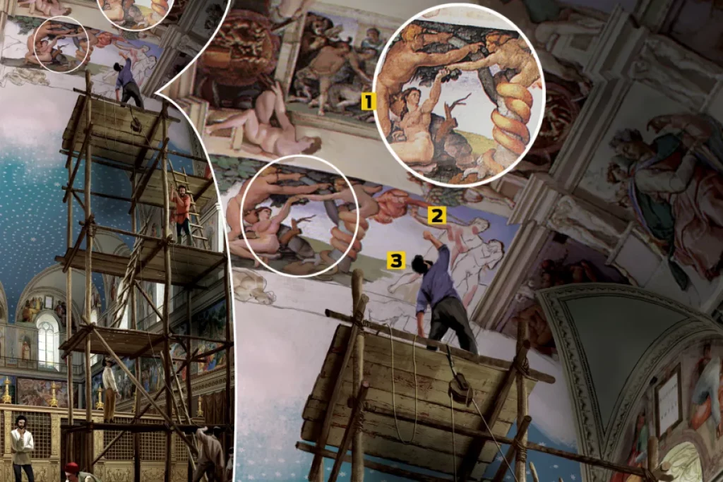 capela sistina onde um lulu da pomerânia viu Michelangelo pintar.