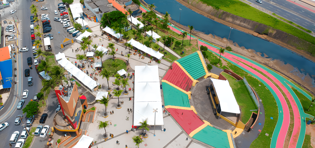 Parque Costa Azul localizado na Bahia Salvador.