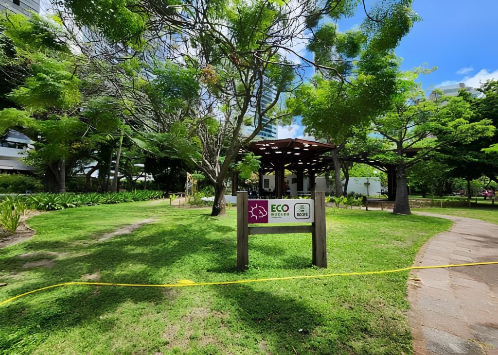 Parque da Jaqueira localizado em Recife.