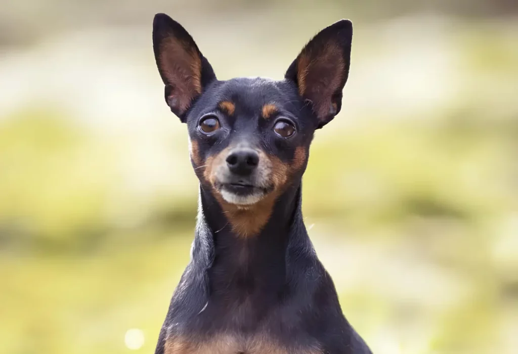 Cachorro Pinscher idoso