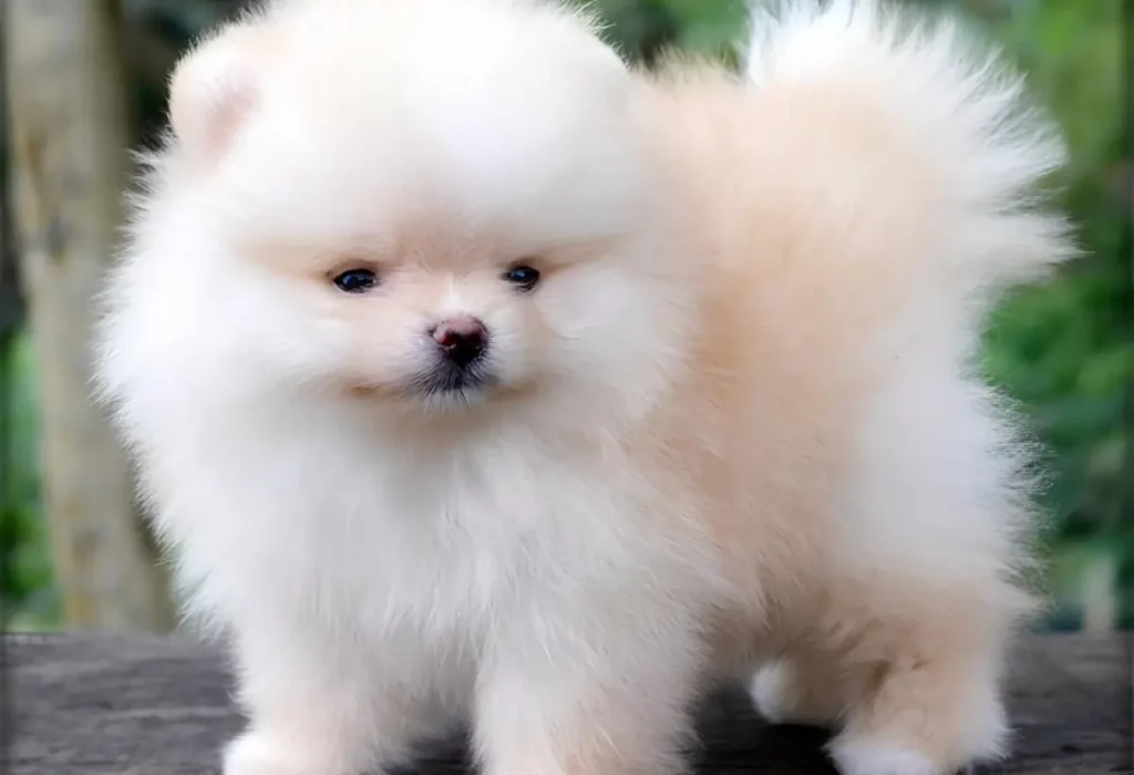 um lulu da Pomerânia.