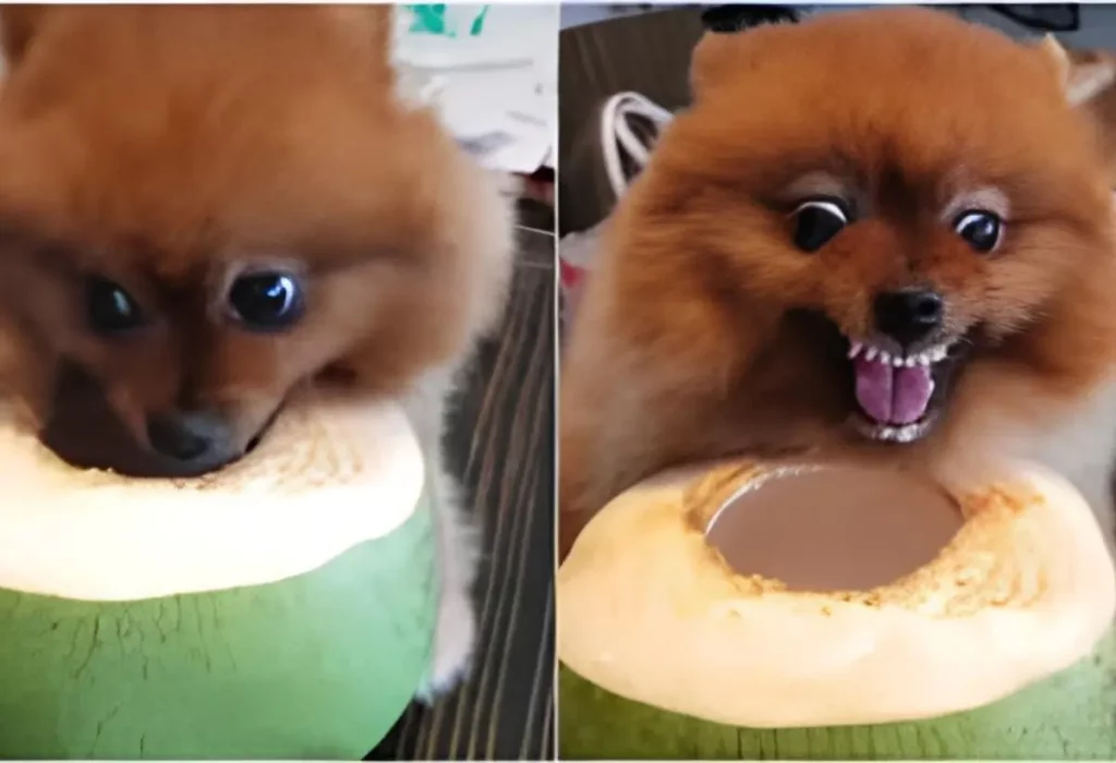 lulus da pomerânia sendo agressivo.