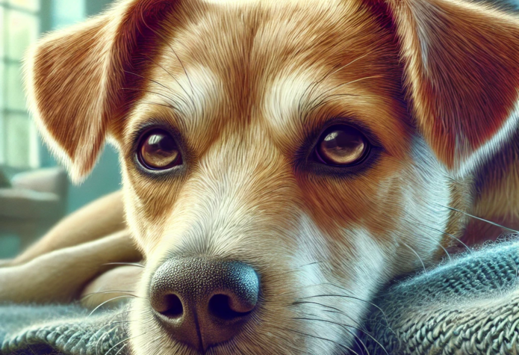 cachorro com sinais de cinomose