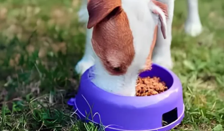 Ração para cães com colesterol alto.