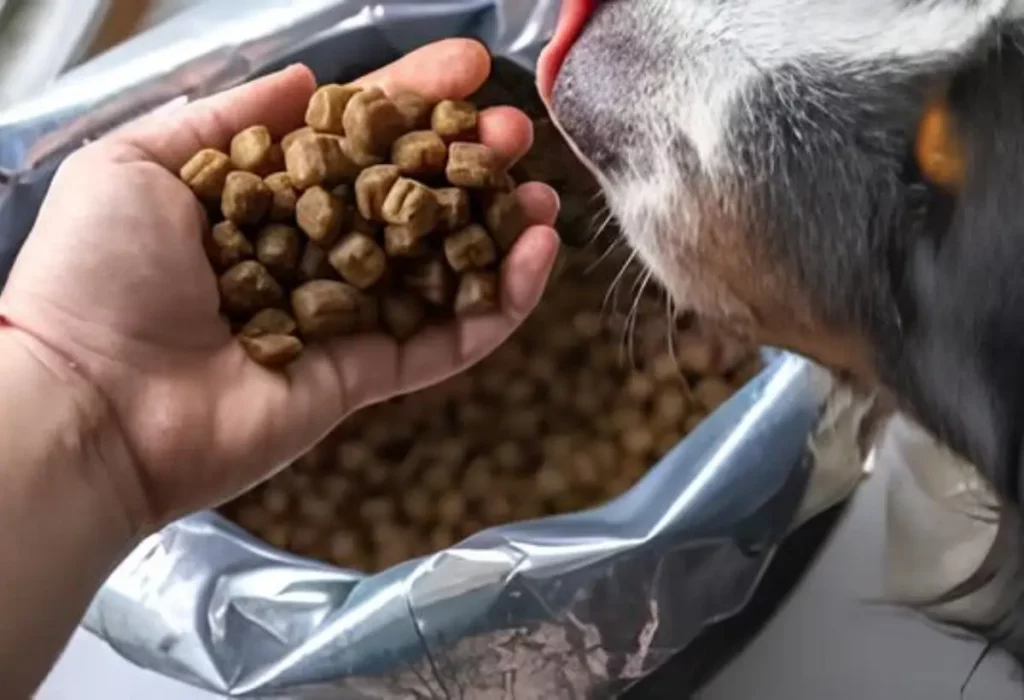 Ração para cães com colesterol alto.