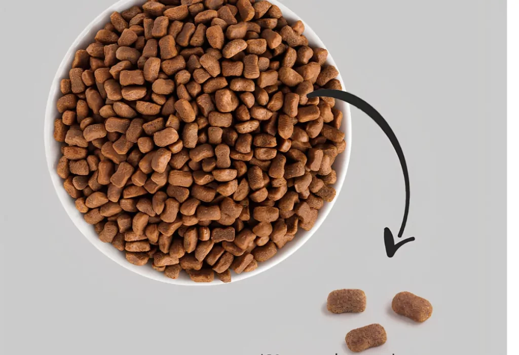 uma tigela de ração da marca finotrato.