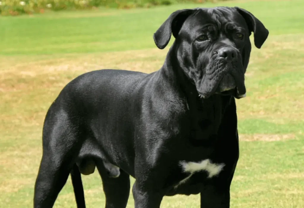 Cão da raça Cane corso.